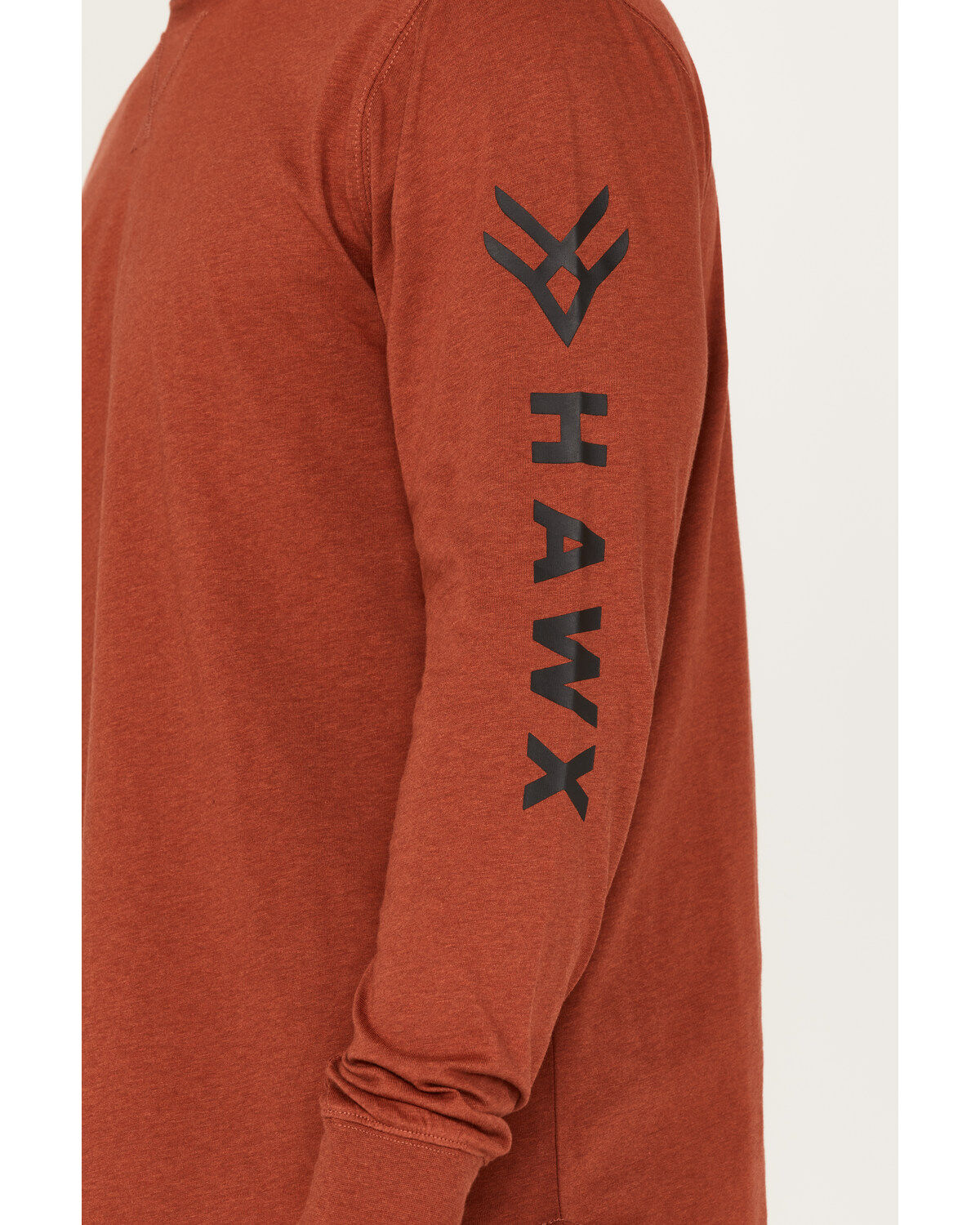 Hawx Men's Solid Logo Graphic Work T-Shirt