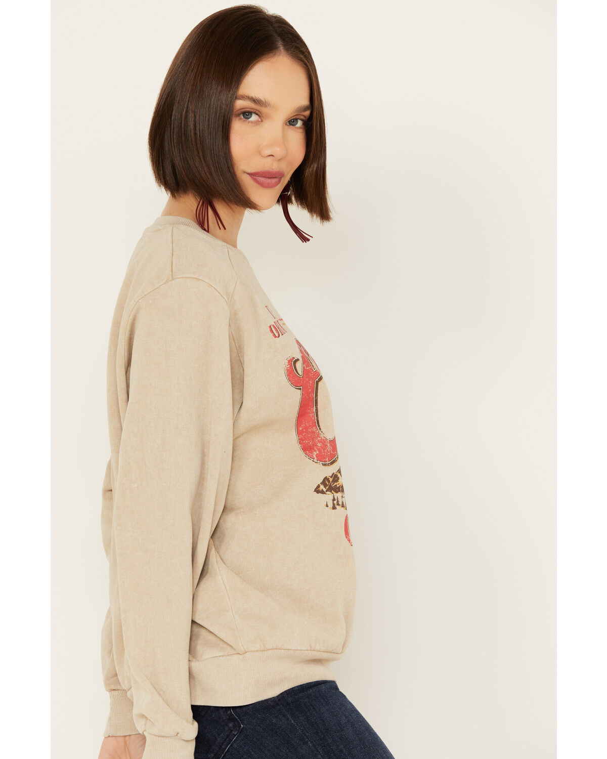 Coors Women's OG Coors Cowboy Graphic Crewneck Sweatshirt