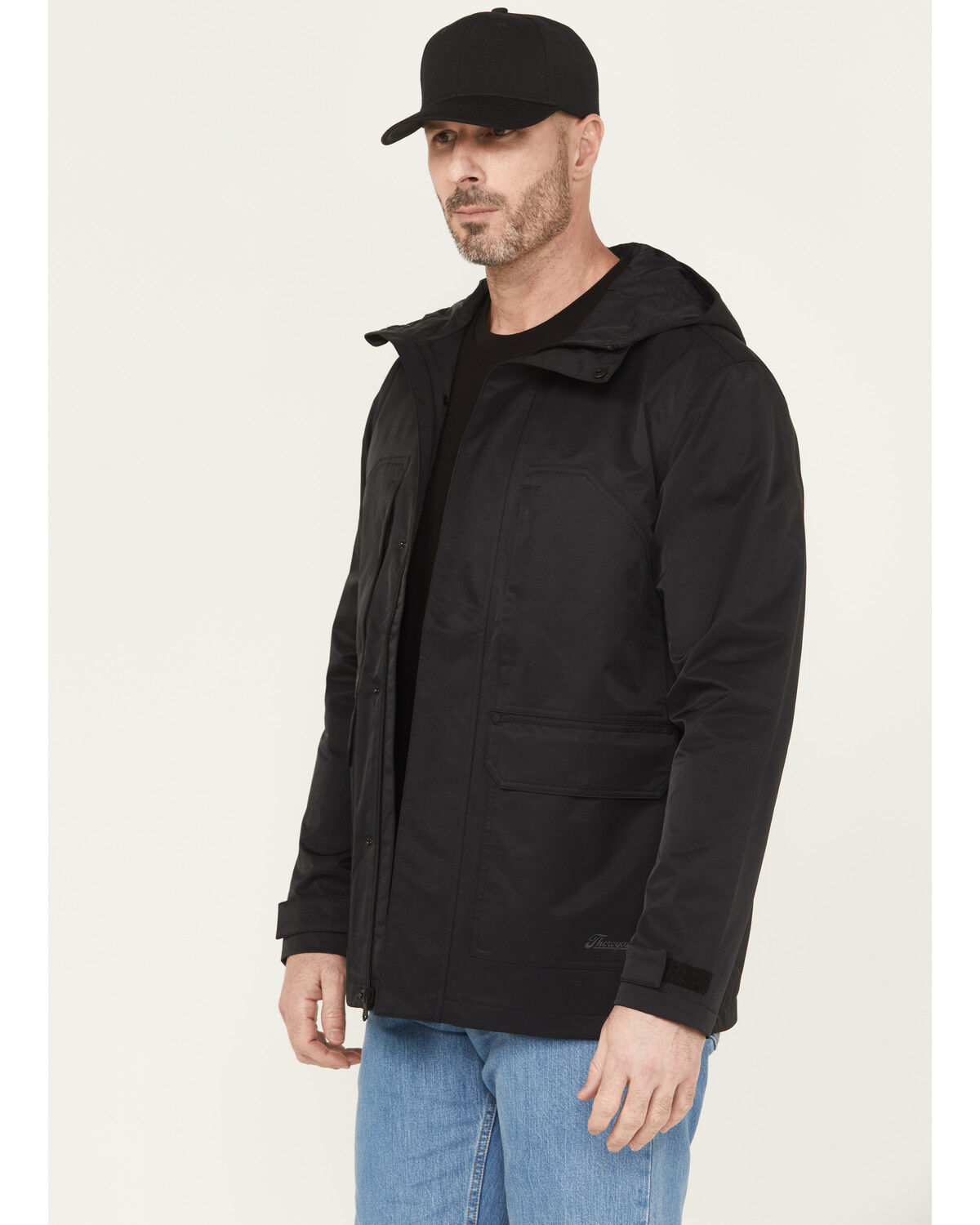 Thorogood Men's Waterproof Hooded Rain Jacket
