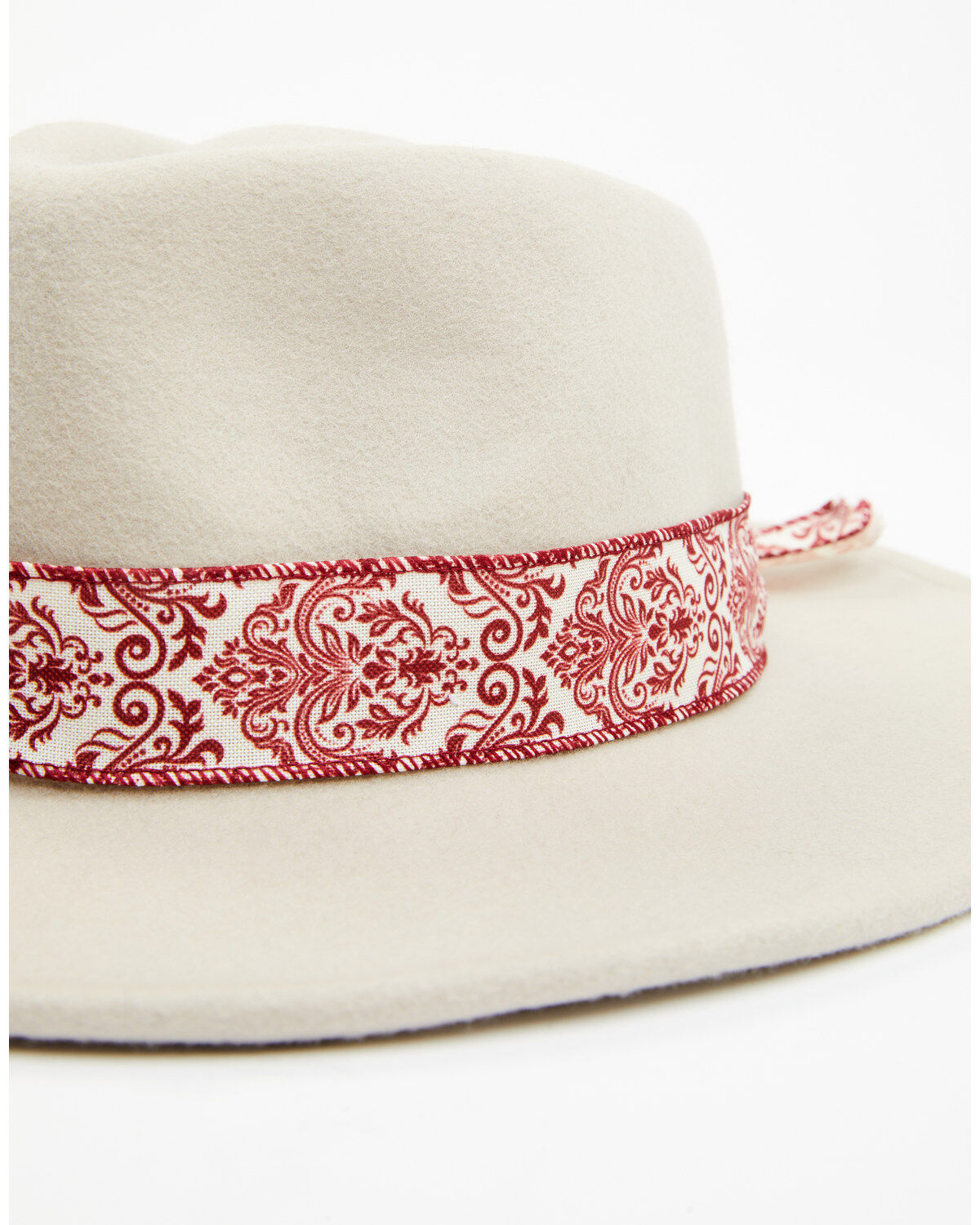 Nikki Beach Women's Mink Cheyenne Ribbon Fedora