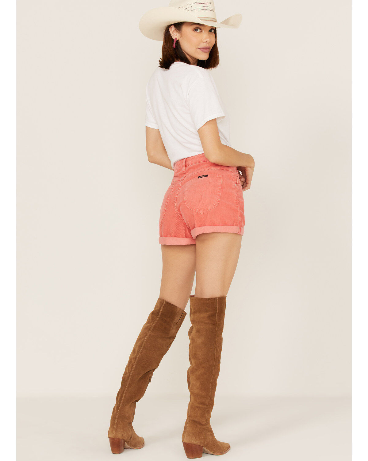 Rolla's Women's High Rise Corduroy Dusters Slim Shorts