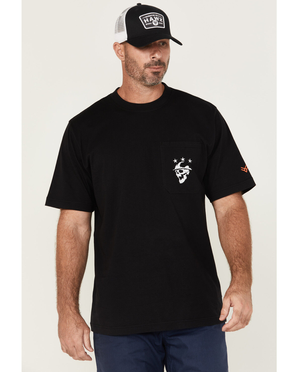 Hawx Men's Scream Embroidered Short Sleeve Graphic T-Shirt