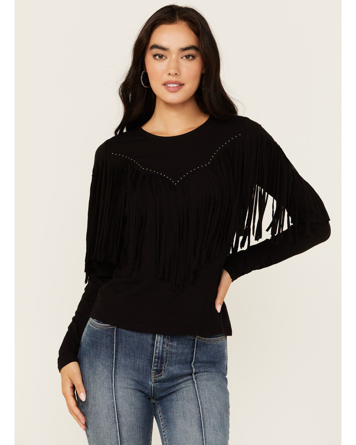 Idyllwind Women's Humble Long Sleeve Fringe Shirt