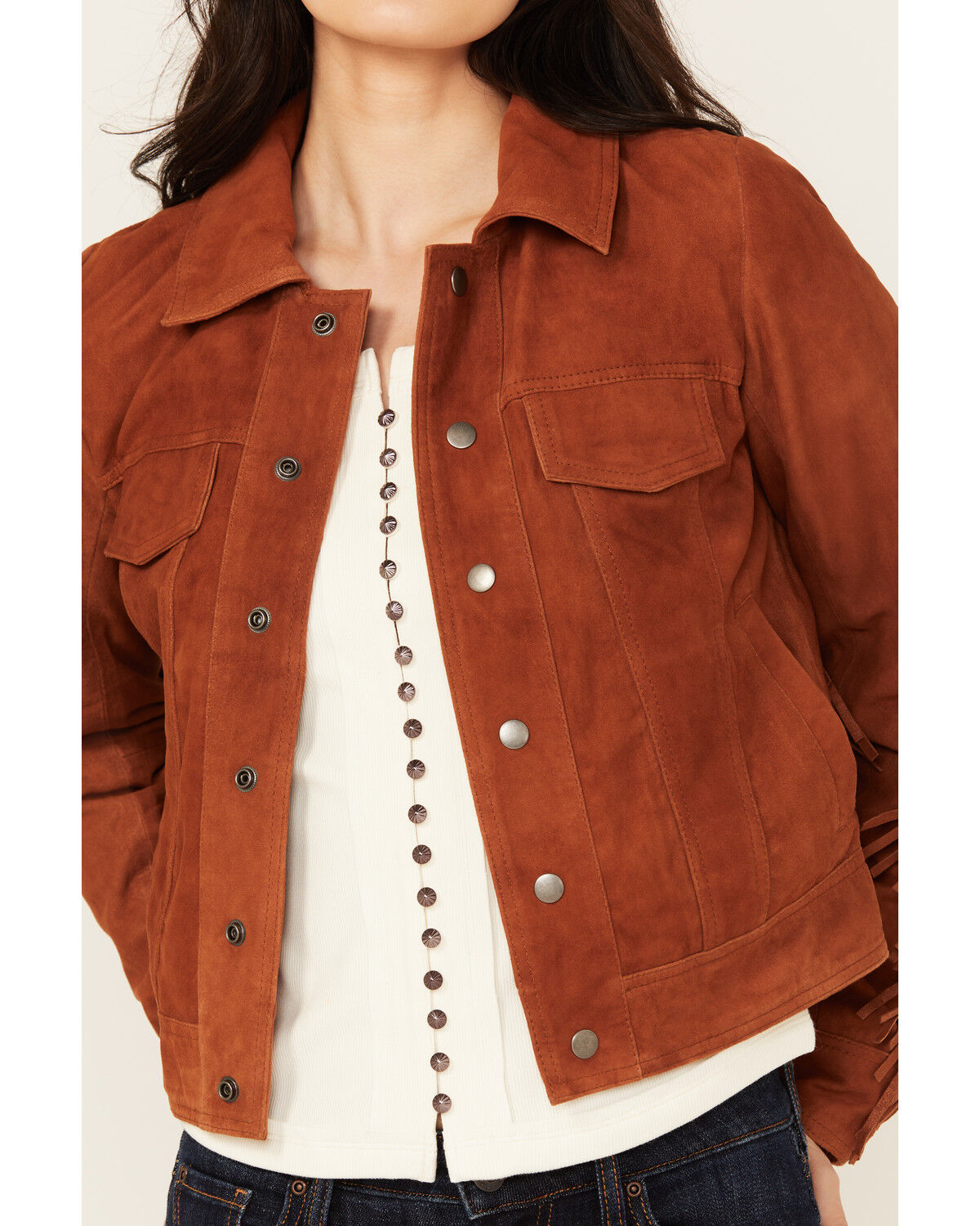 Idyllwind Women's Wynbrook Fringe Suede Jacket