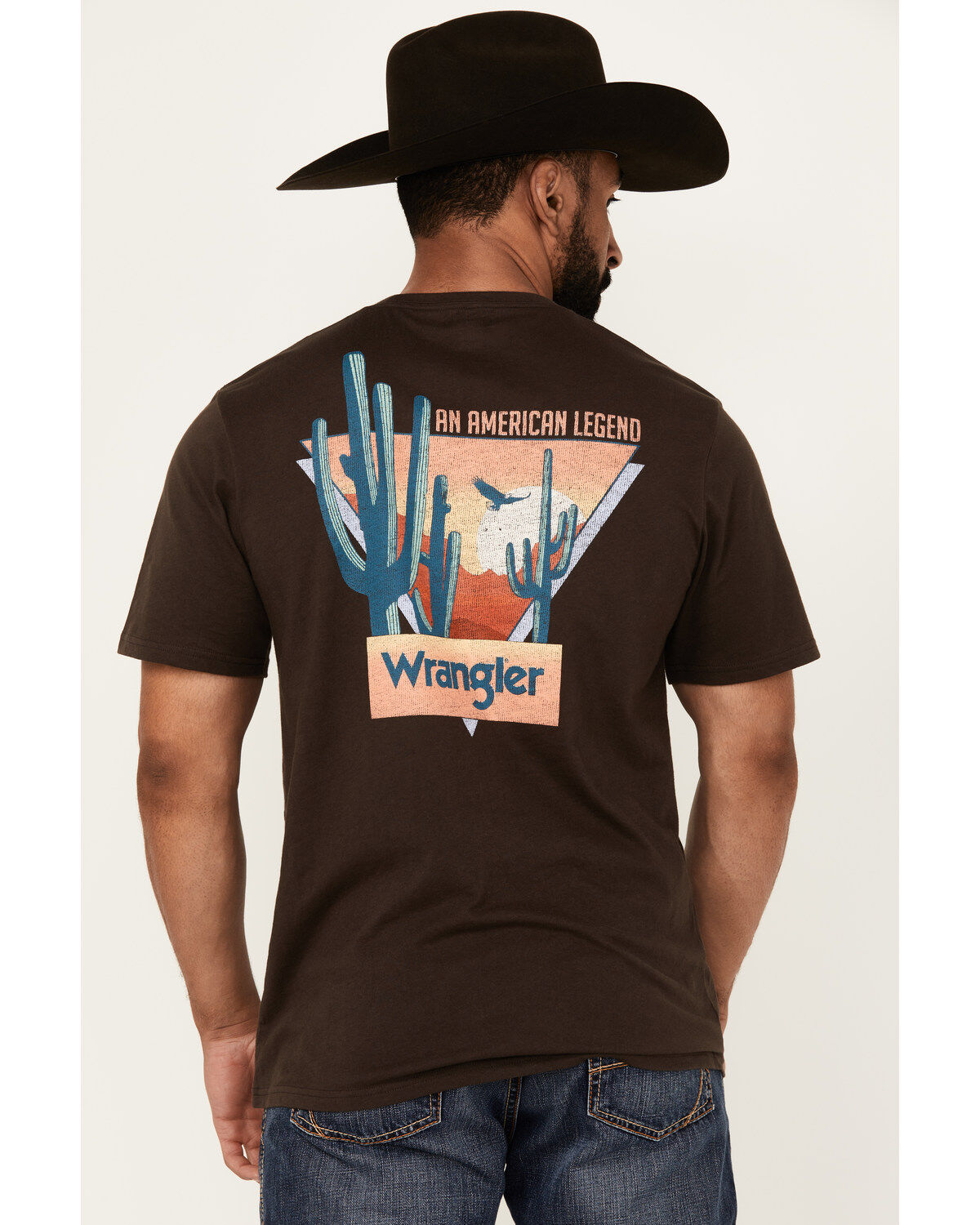 Wrangler Men's Boot Barn Exclusive Desert Scene Short Sleeve Graphic T-Shirt