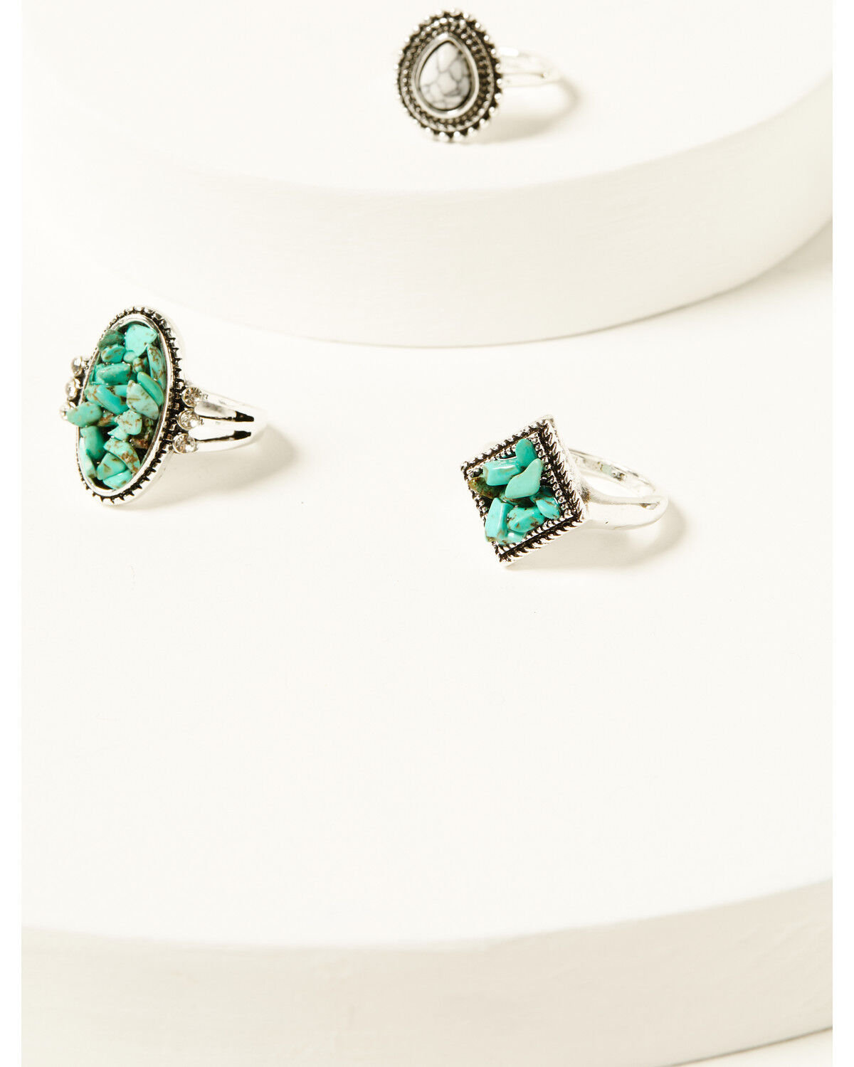 Shyanne Women's Stone Rings - 3 Piece
