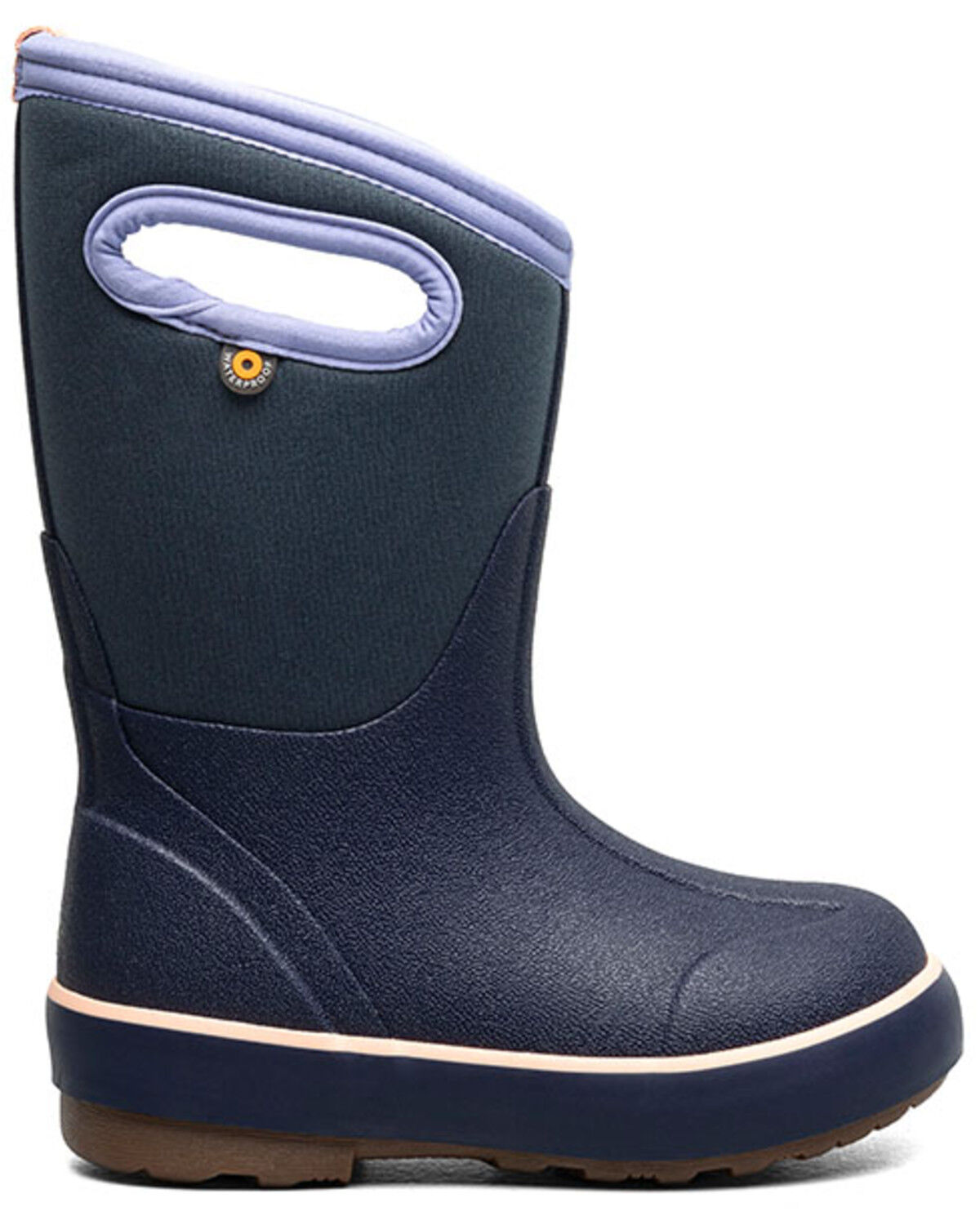 Bogs Girls' Classic II Solid Waterproof Boots - Round Toe