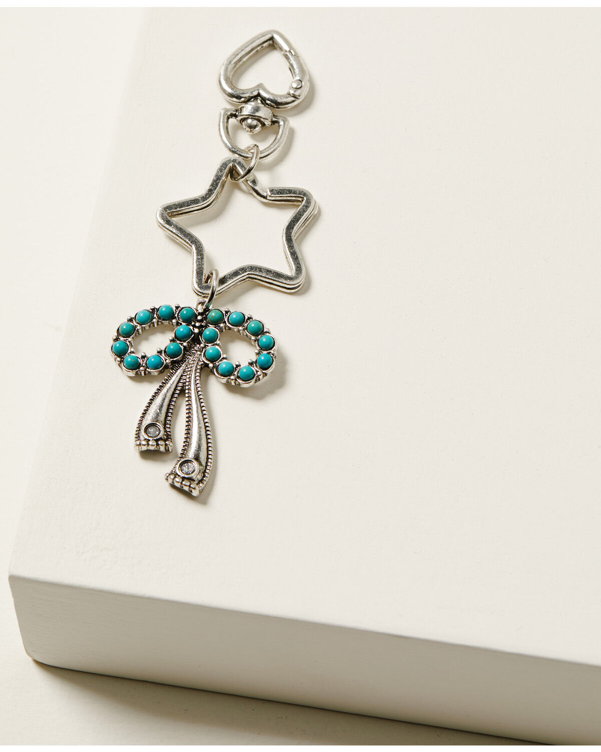 Shyanne Women's Star Turquoise Bow Bag Charm
