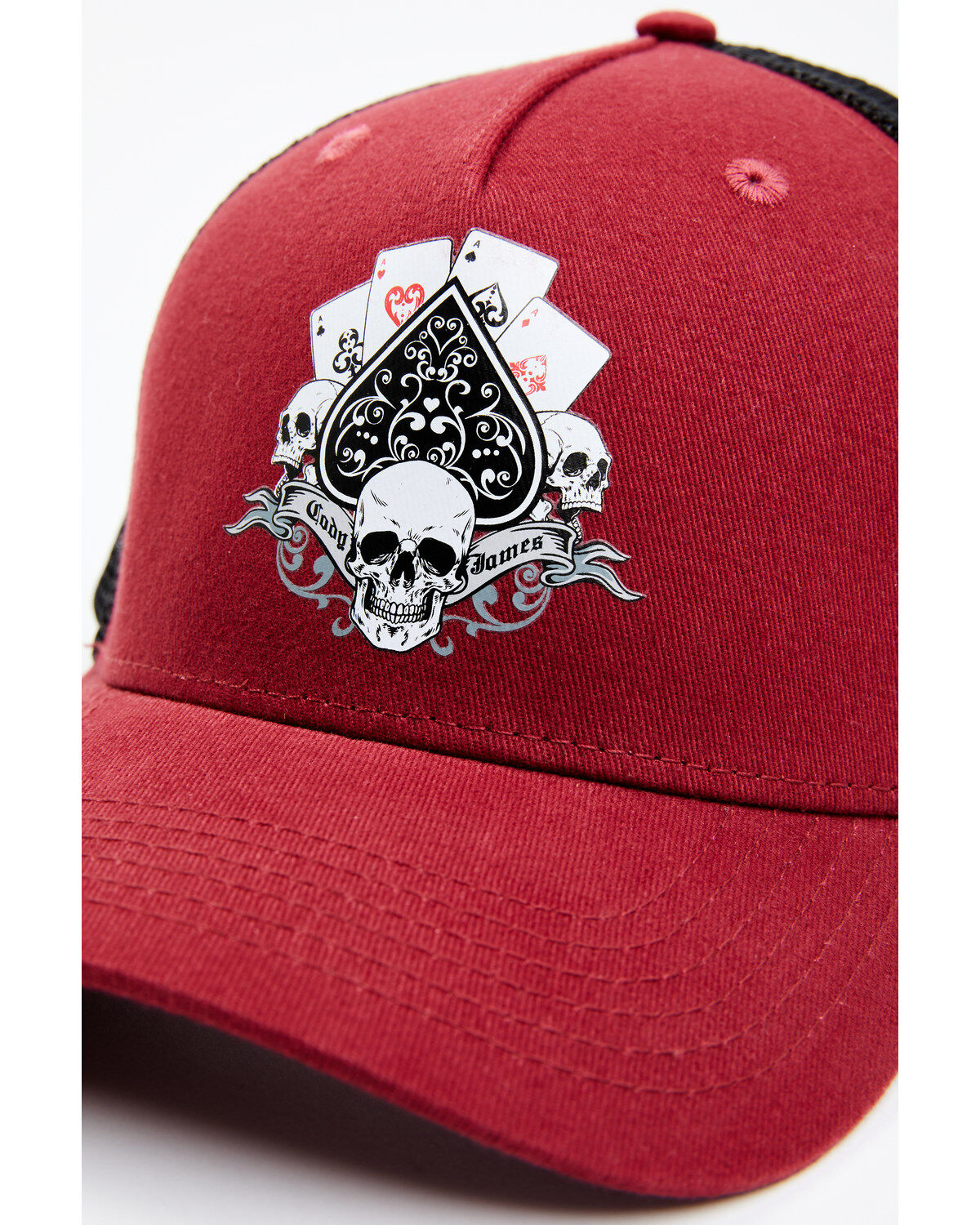 Cody James Men's Skull Cards Graphic Ball Cap