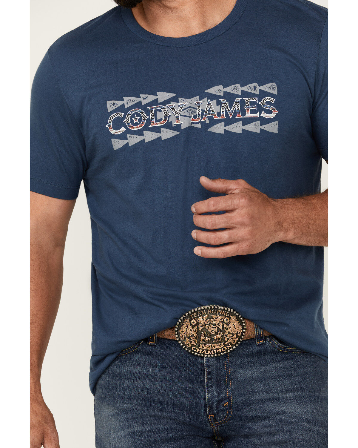 Cody James Men's American Native Logo Short Sleeve T-Shirt