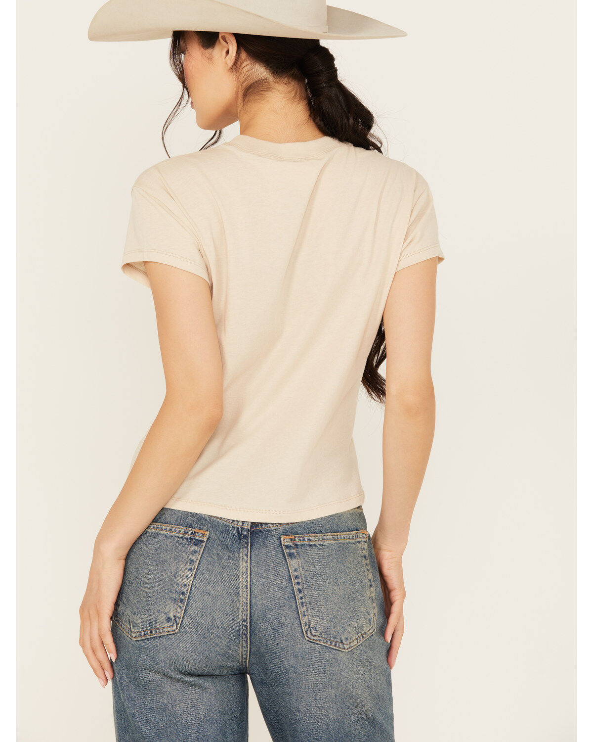 White Crow Women's Desert Steer Head Graphic Tee