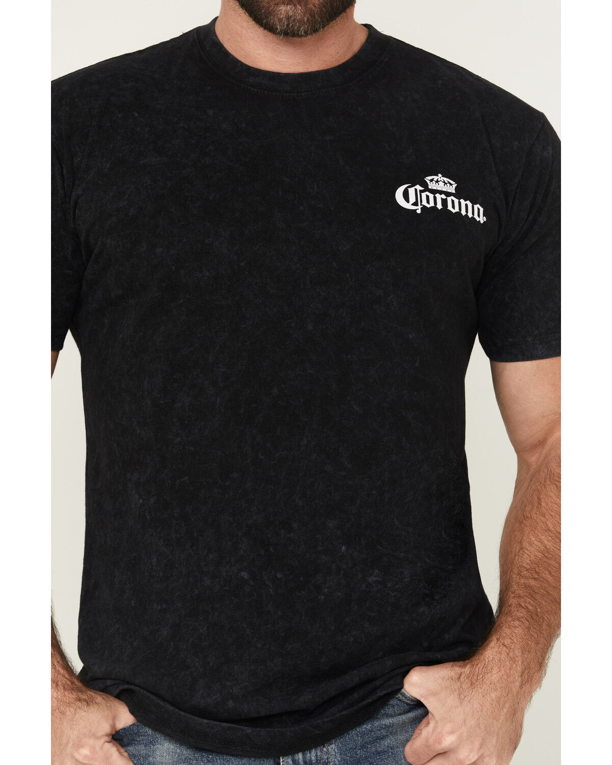 Changes Men's Corona Sunset Palms Short Sleeve Graphic T-Shirt