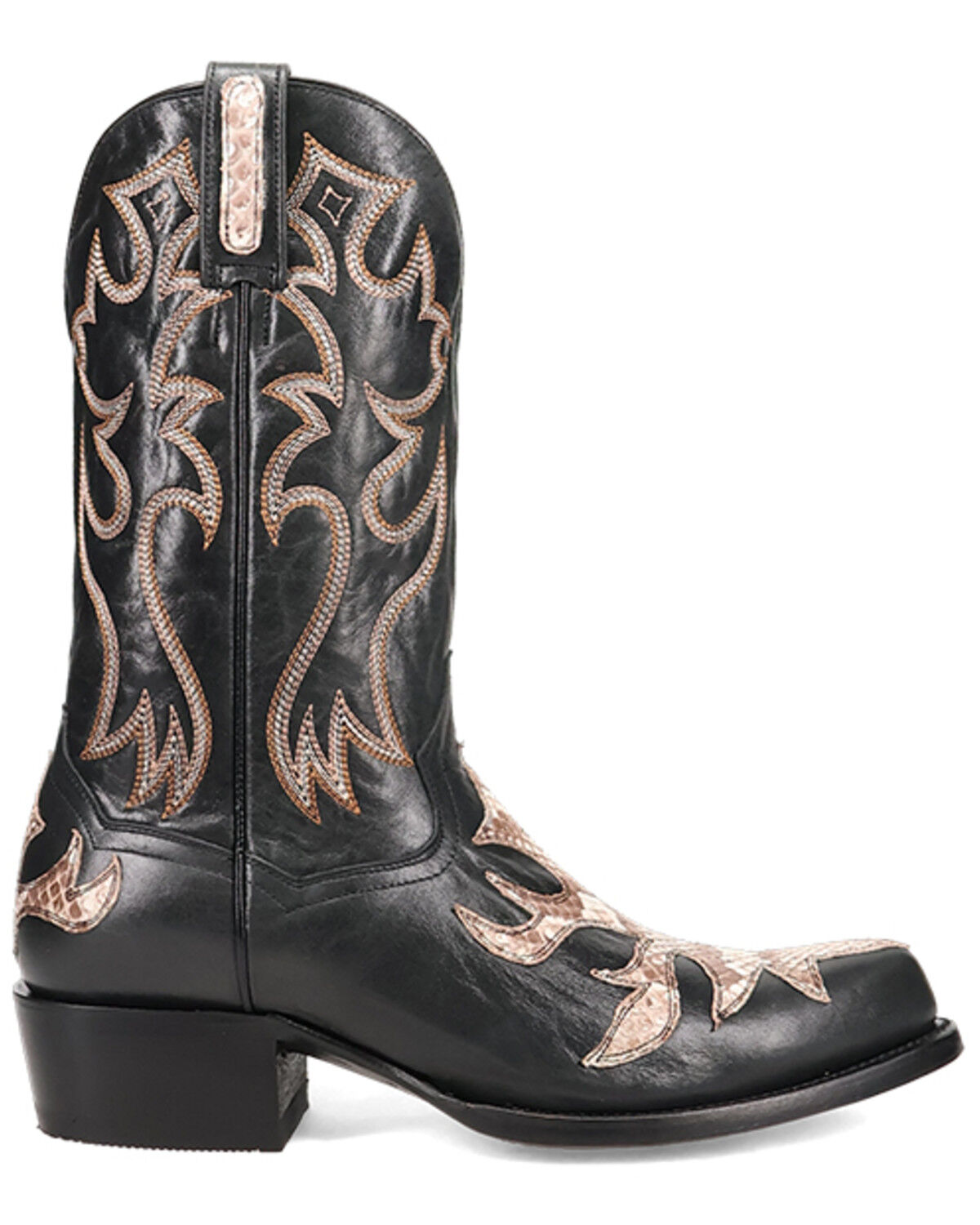 Dan Post Men's Exotic Snake Western Boots - Round Toe