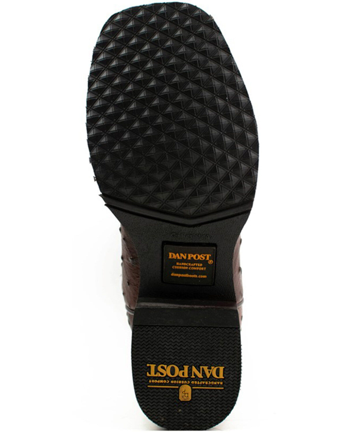 Dan Post Men's Alamosa Hand Ostrich Quill Western Boots - Broad Square Toe