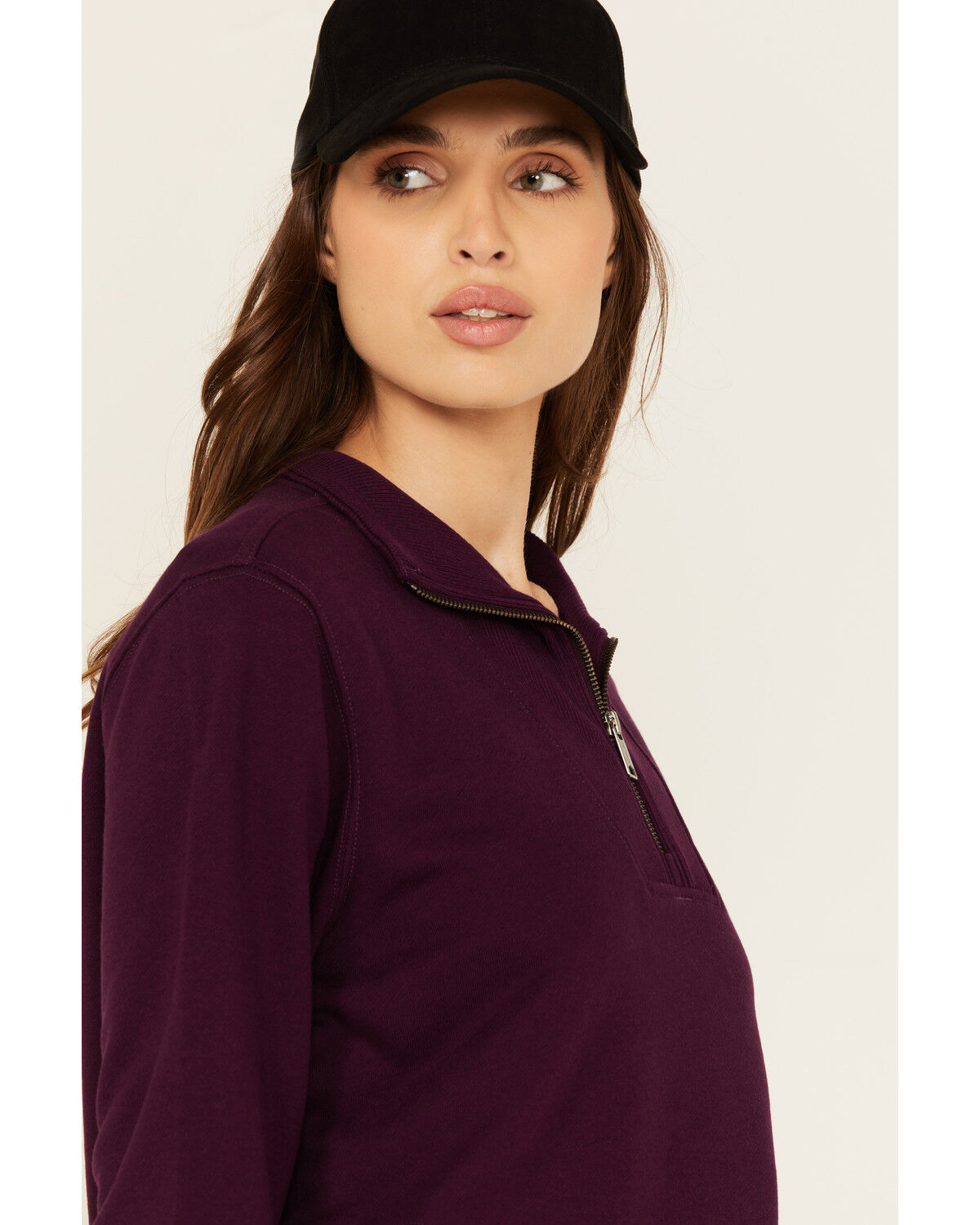Carhartt Women's Tencel® Fiber Series Relaxed Fit Half-Zip Sweatshirt