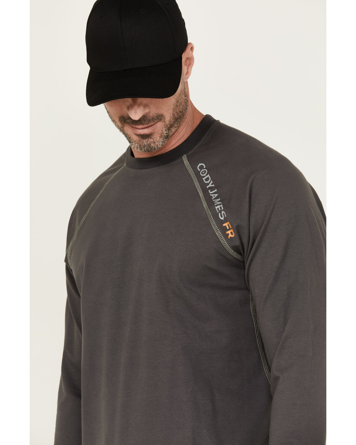 Cody James Men's FR Long Sleeve Raglan Crew Work Shirt