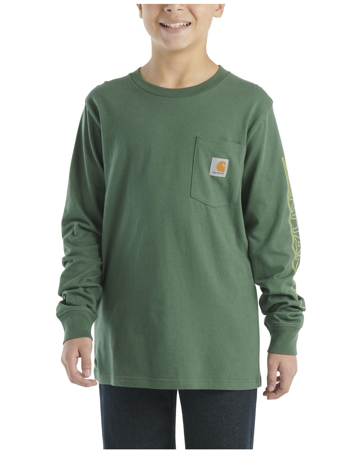Carhartt Little Boys' Pocket Long Sleeve T-Shirt