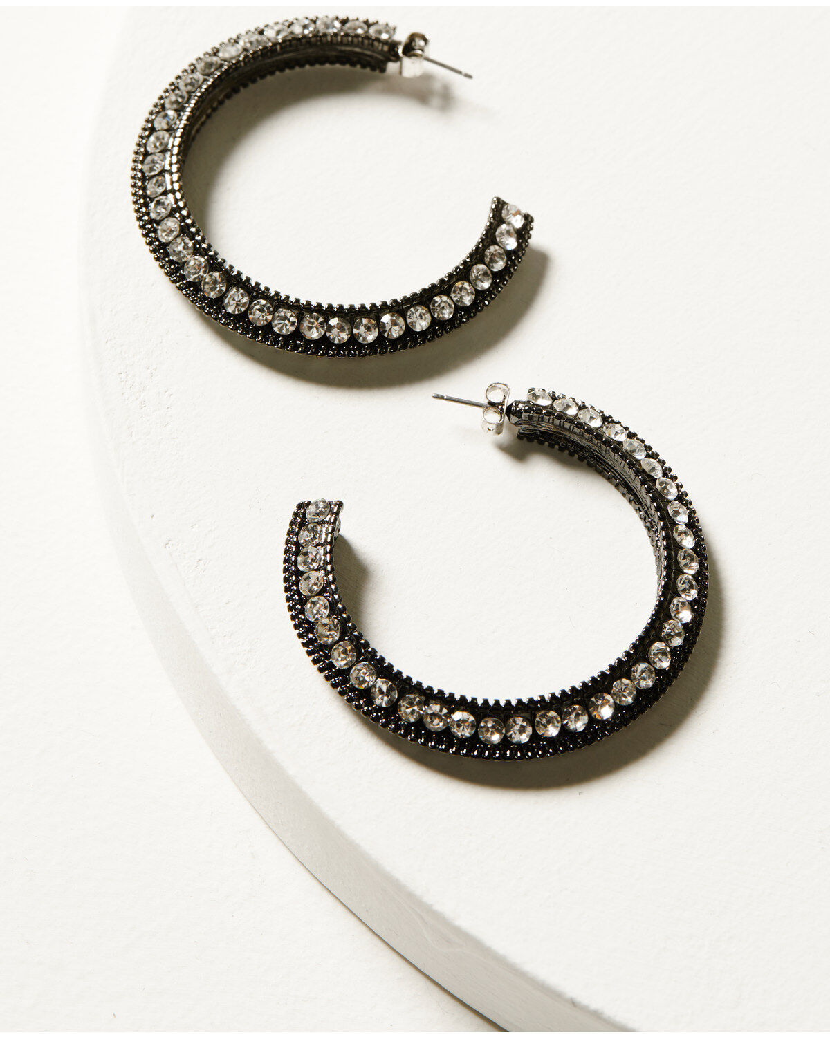 Wonderwest Women's Shimmer Hoop Earrings