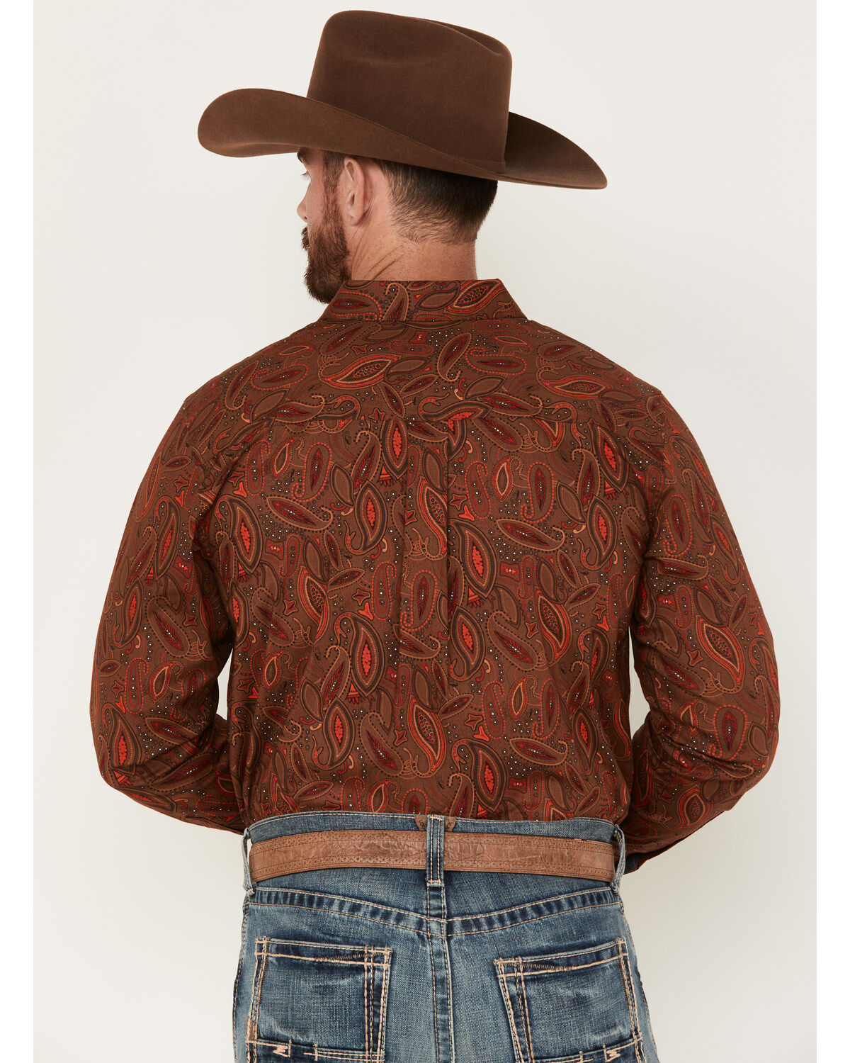 Cody James Tortuga Paisley Print Button Down Western Shirt - Big & Tall