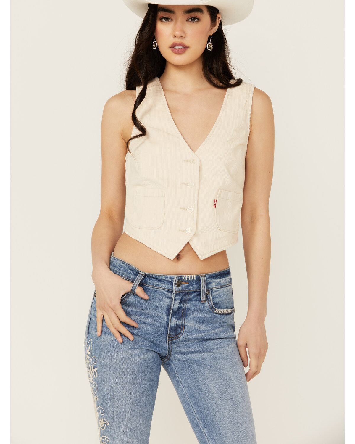 Levi's Women's Corduroy Tailored Vest