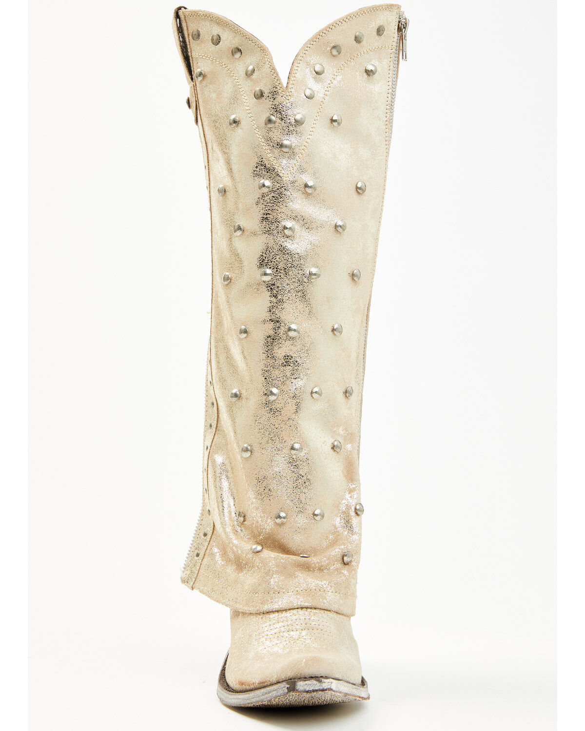 Liberty Black Women's Danet Tall Studded Western Boots - Round Toe