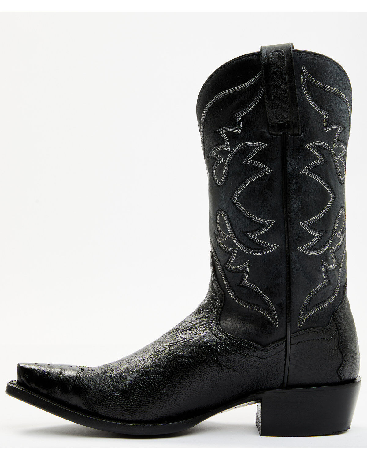 Dan Post Men's Exotic Ostrich Western Boots - Snip Toe