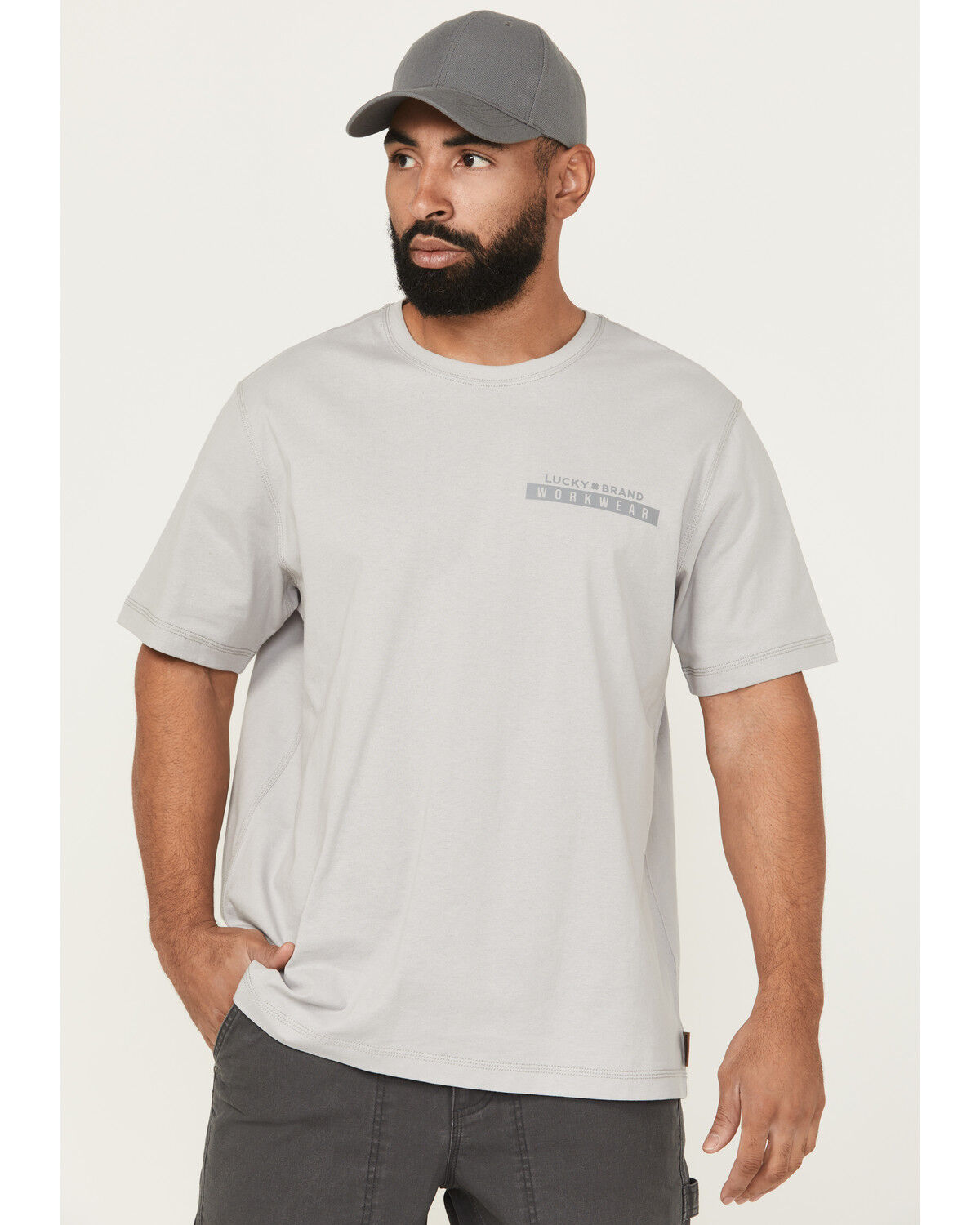 Lucky Brand Workwear Men's Core Logo Short Sleeve T-Shirt