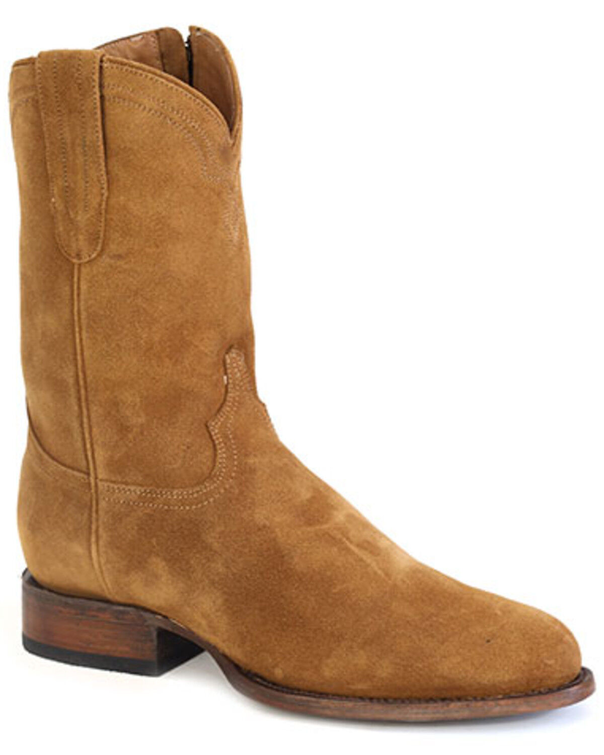Stetson Men's Cash Suede Roper Boots - Round Toe