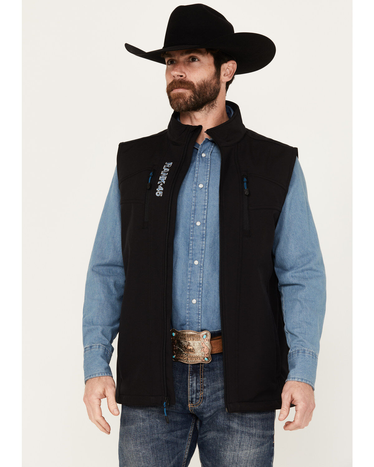 RANK 45® Men's Ralington Softshell Vest