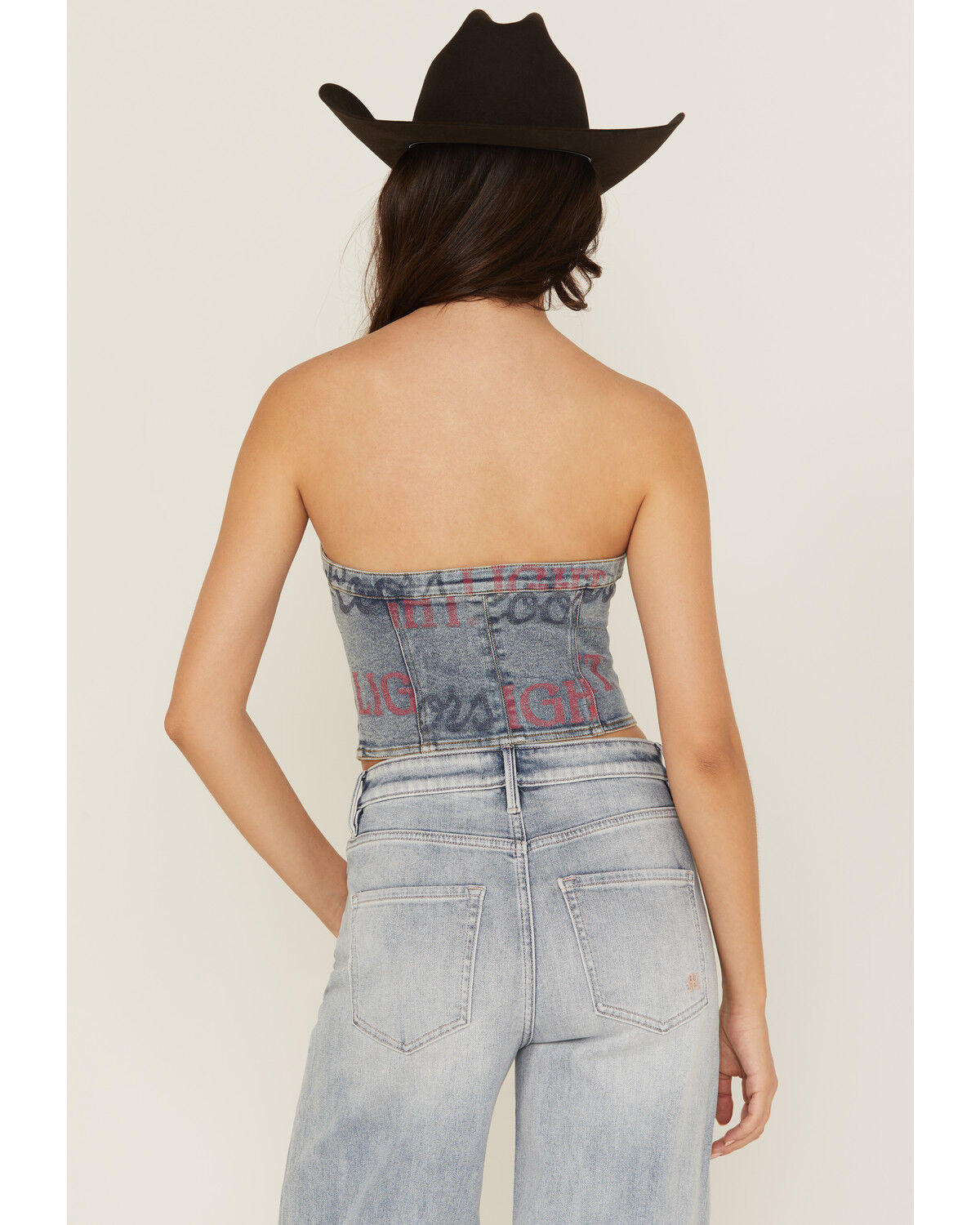 The Laundry Room Women's Boot Barn Exclusive Coors Light Denim Bustier