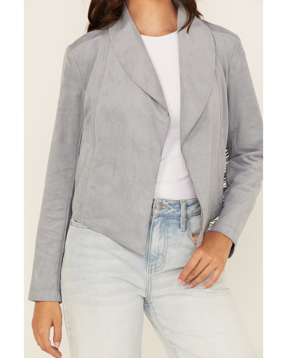 Shyanne Women's Faux Suede Fringe Jacket