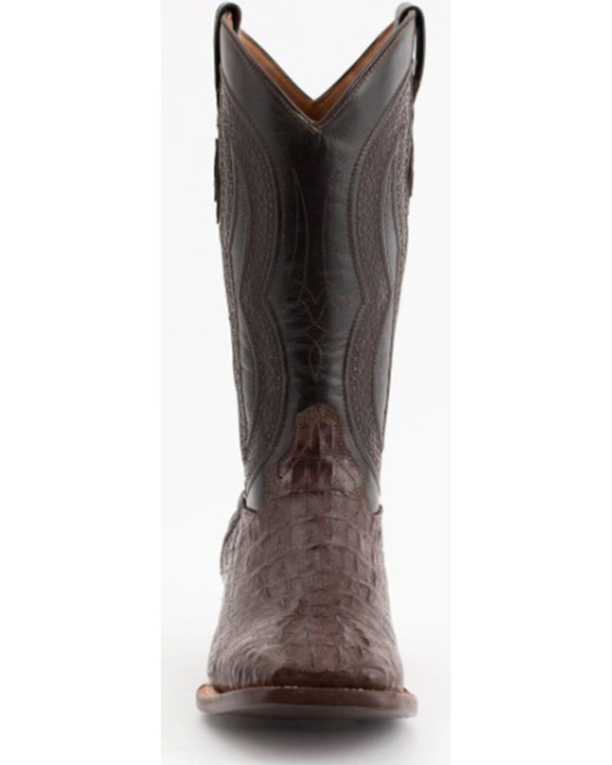 Ferrini Men's Exotic Caiman Western Boots - Broad Square Toe