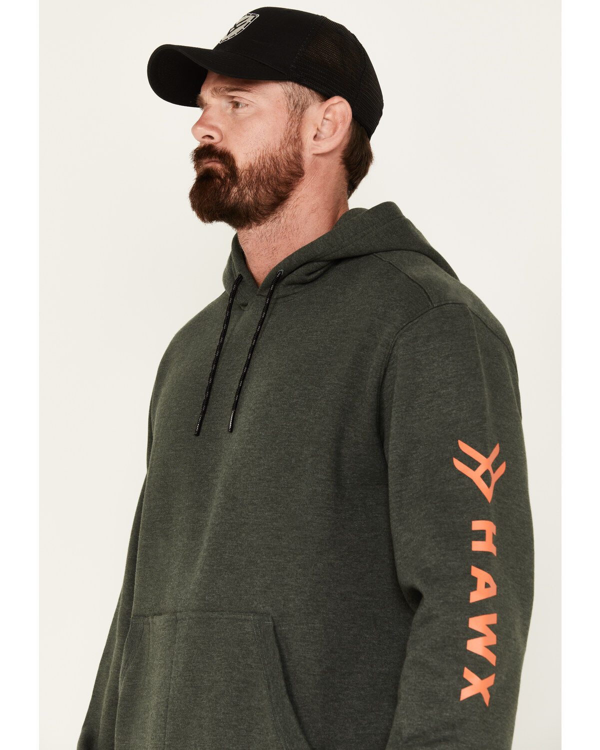 Hawx Men's Season Logo Hooded Work Sweatshirt