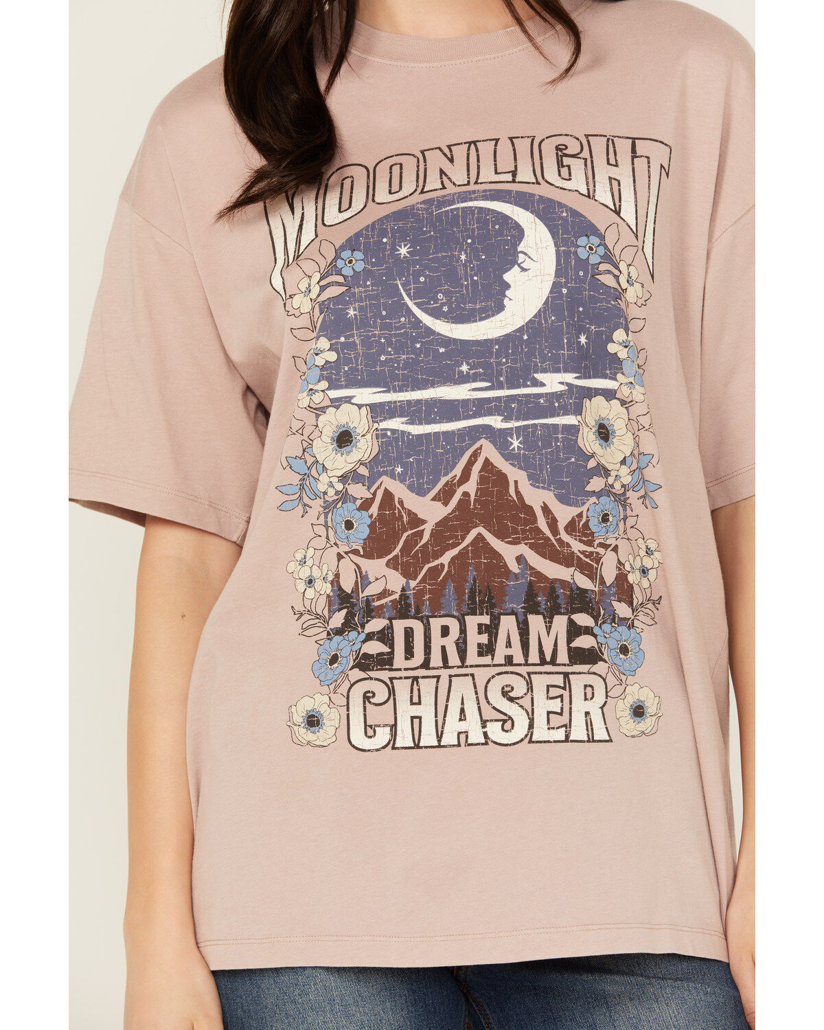 Cleo + Wolf Women's Boyfriend Short Sleeve Graphic Tee