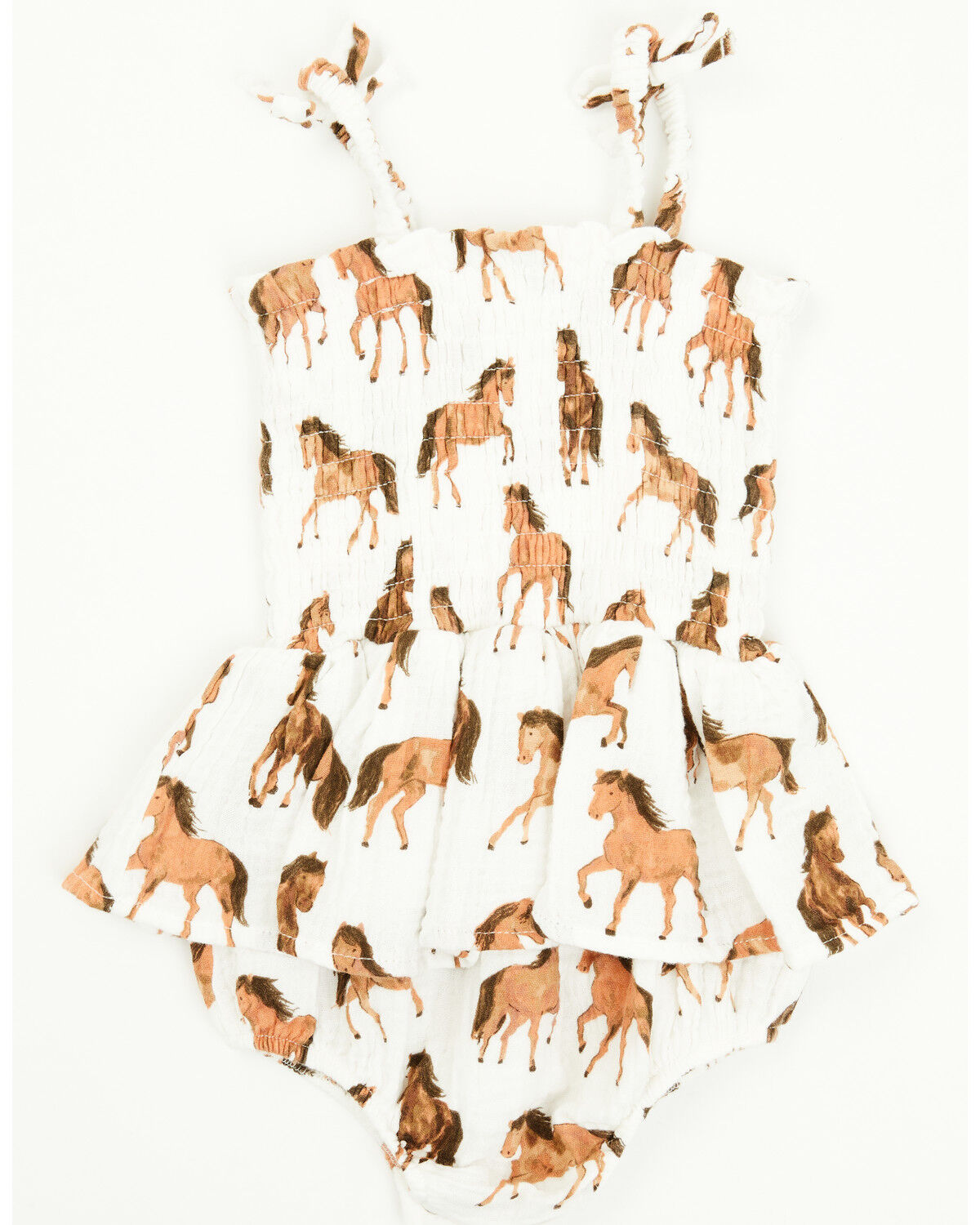 Angel Dear Infant Girls' Horse Sleeveless Snap Onesie