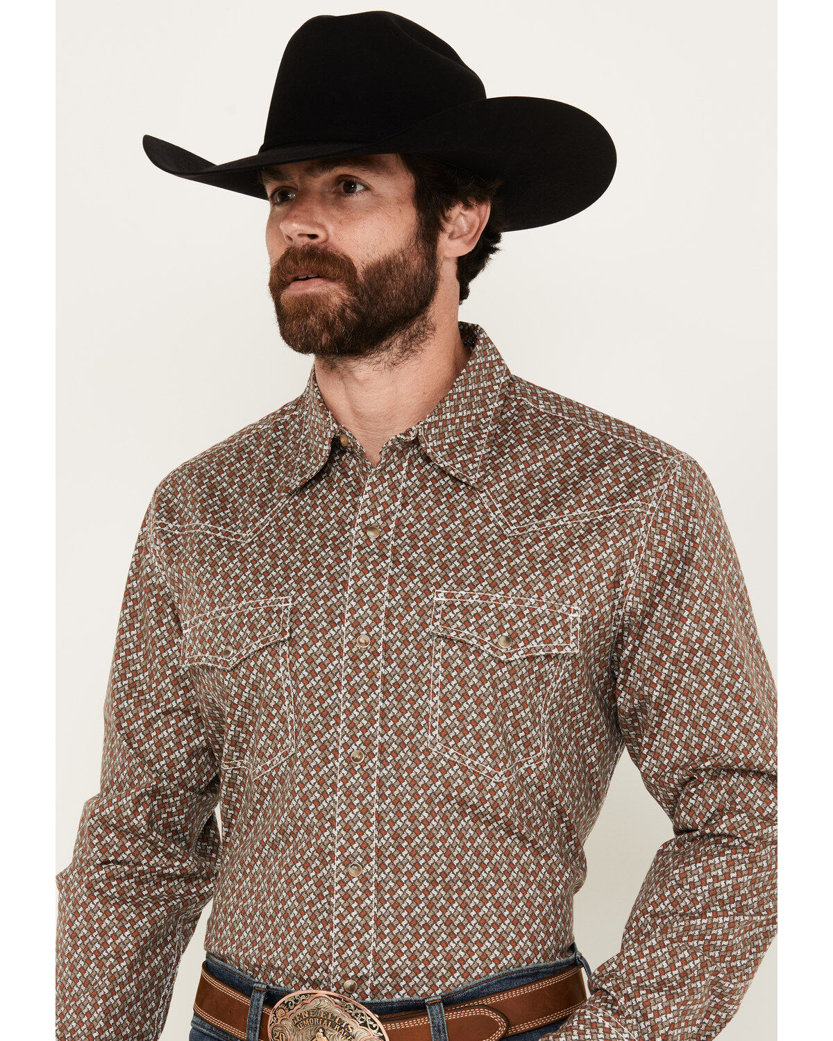 Wrangler 20X Men's Long Sleeve Snap Western Shirt