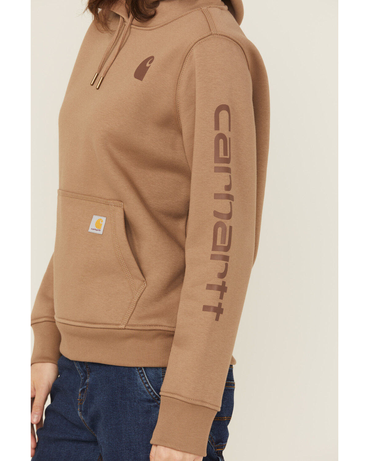 Carhartt Women's Relaxed Fit Midweight Logo Graphic Hoodie