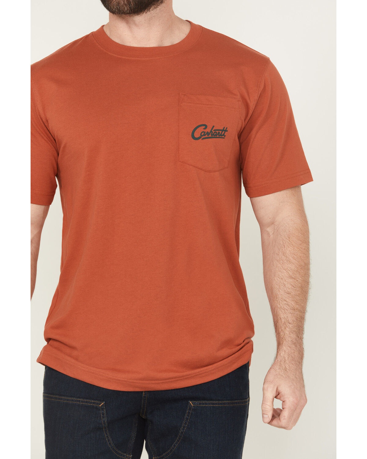 Carhartt Men's Camp Relaxed Fit Lightweight Short Sleeve Pocket T-Shirt