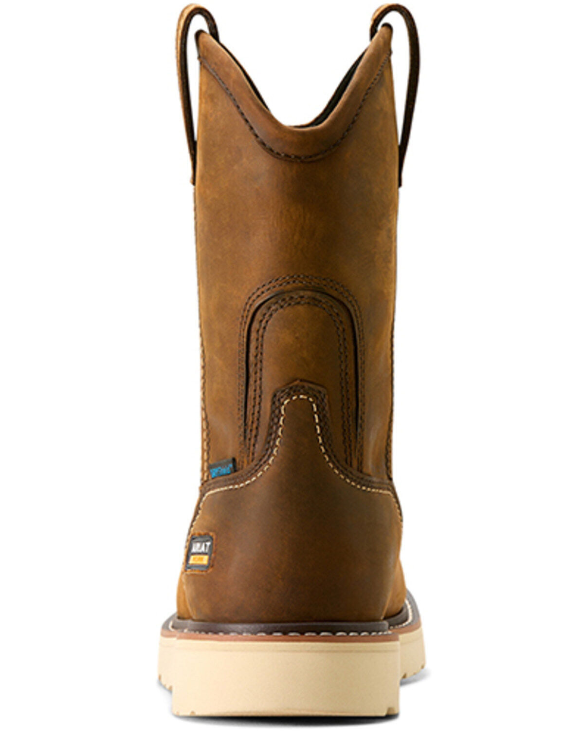 Ariat Men's 10" Rebar Wedge Pull-On Waterproof Work Boots - Soft Toe