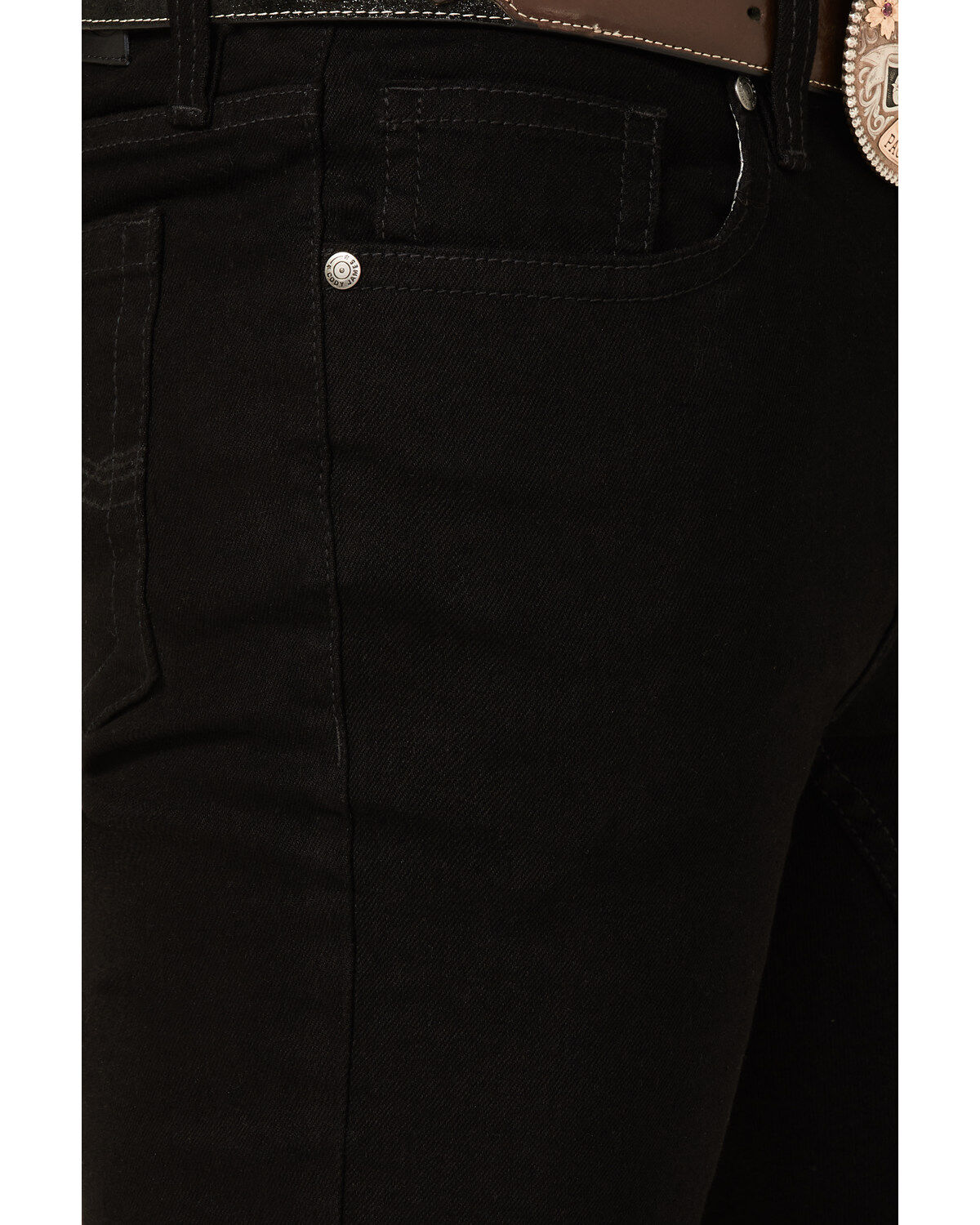 Cody James Men's Night Rider Black Wash Slim Bootcut Stretch Denim Jeans