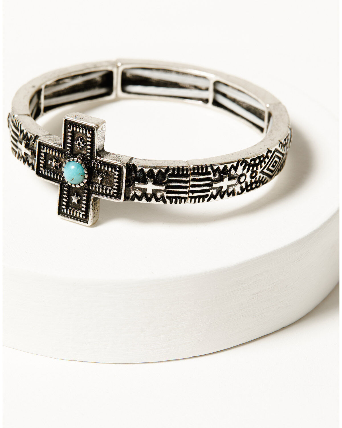 Shyanne Women's Southwestern Antique Cross Bracelet Set