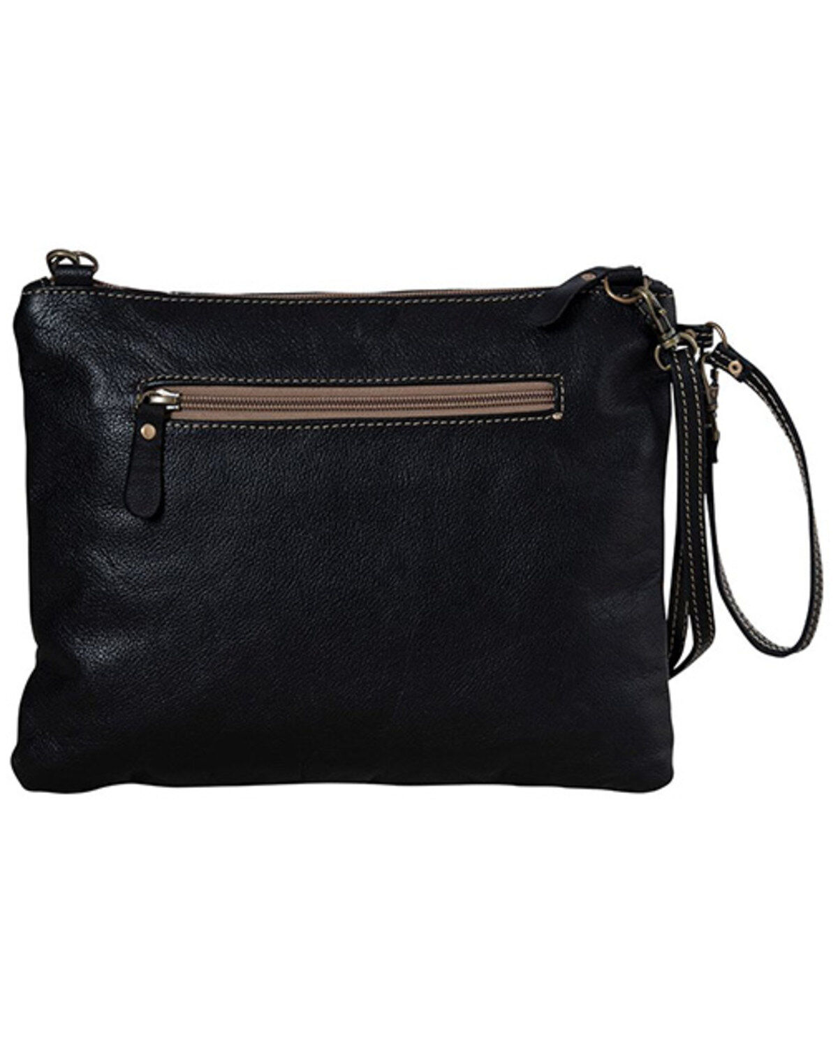 Myra Bag Women's Tyler Ridge Hair-On Leather Crossbody Bag