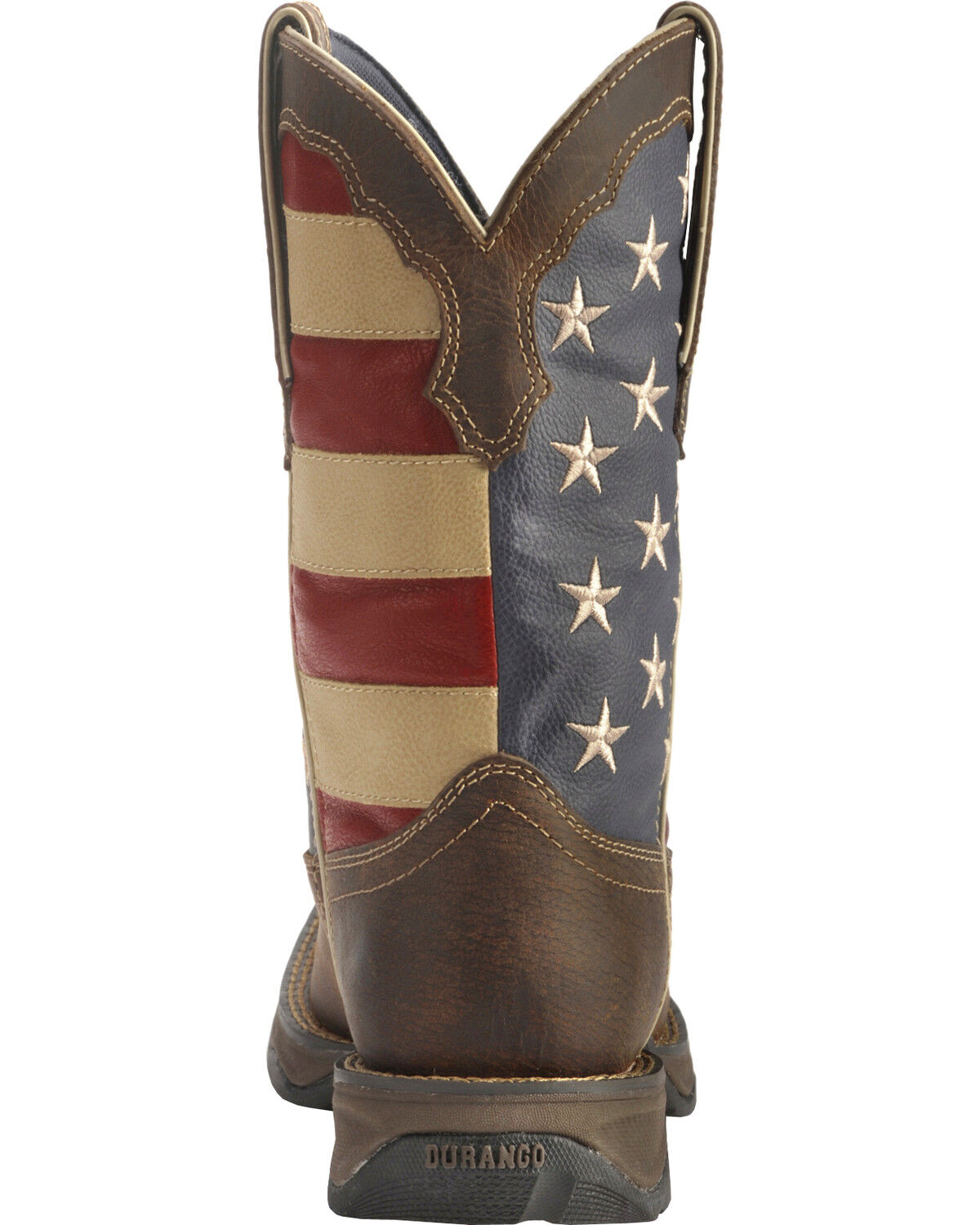 Durango Lady Rebel American Flag Western Performance Boots - Broad Square Toe