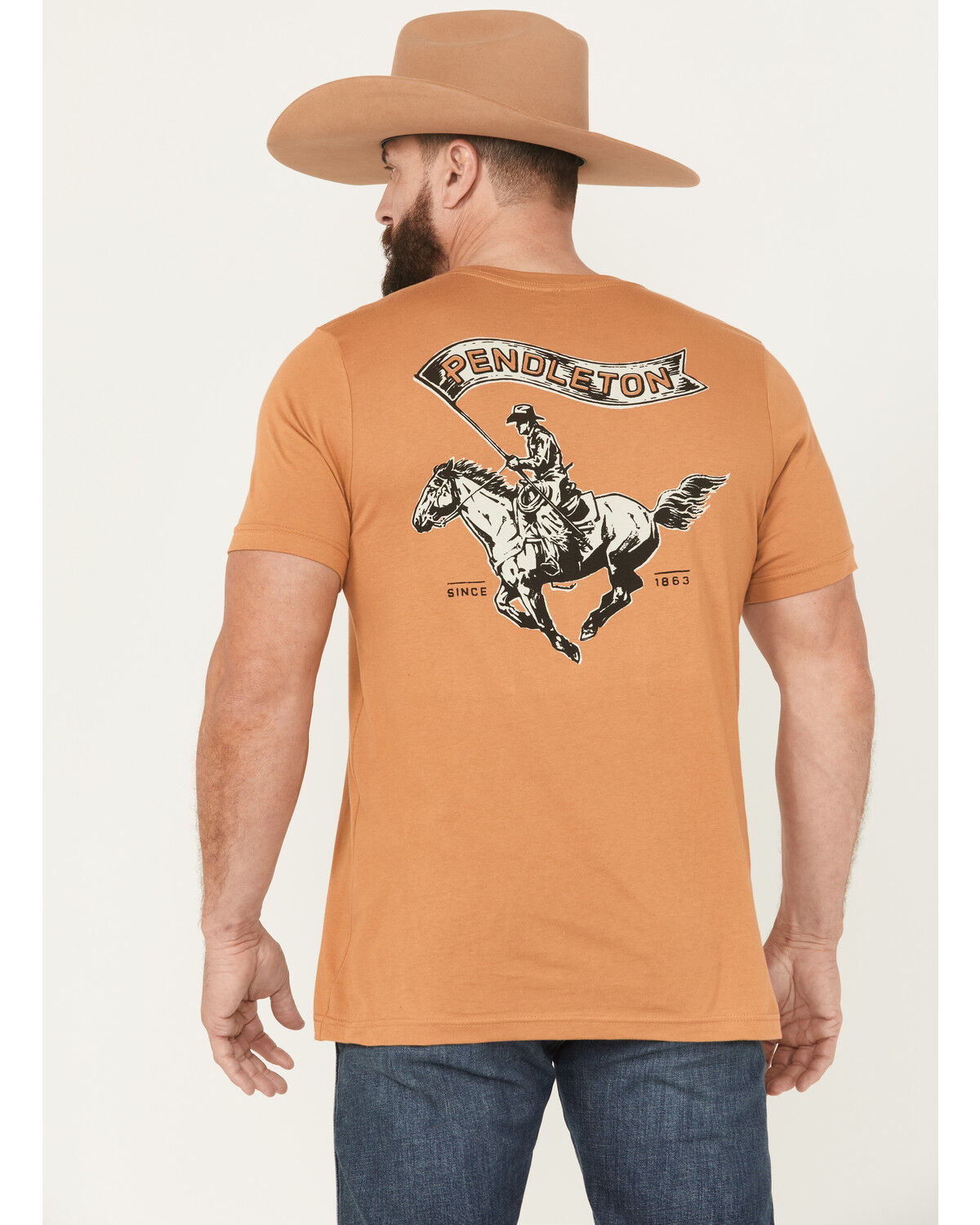 Pendleton Men's Rodeo Flag Short Sleeve Graphic T-Shirt