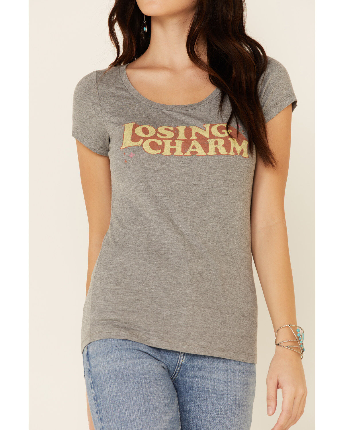 Idyllwind Women's Losing Charm Trustie Short Sleeve Graphic Tee
