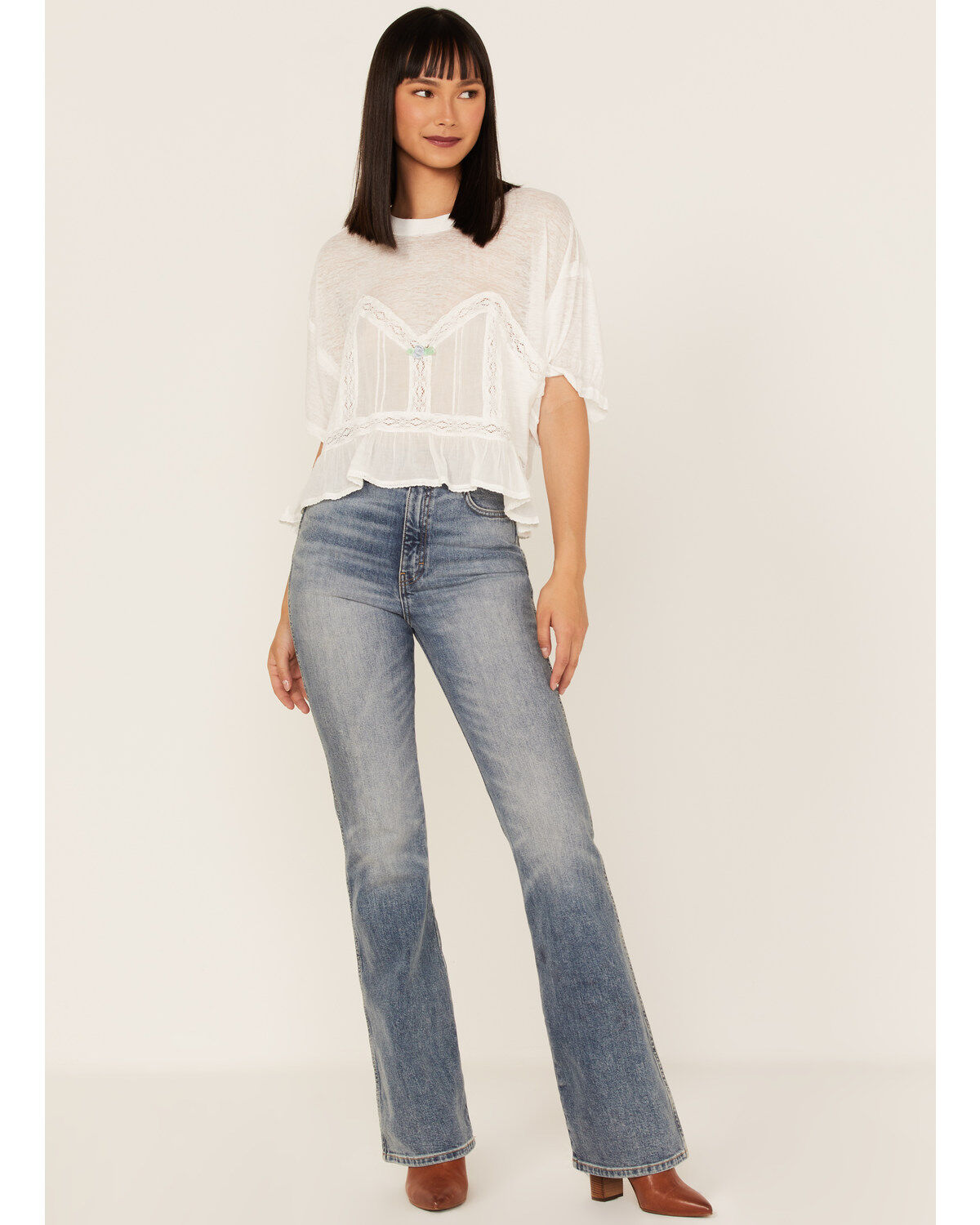 Free People Women's Fall In Love Tee