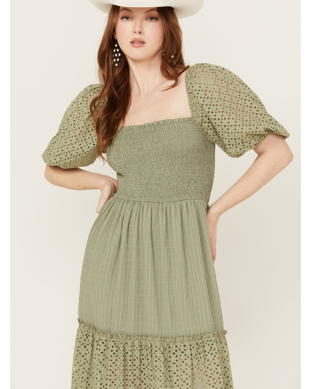 Flying Tomato Women's Tier Midi Dress