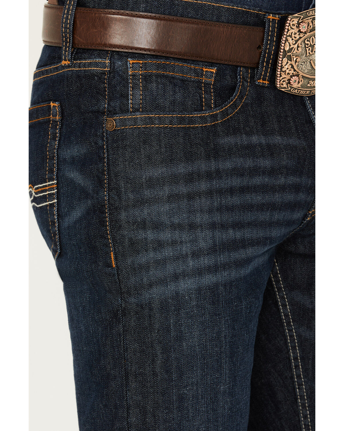 Cody James Men's Night Hawk Basic Dark Wash Slim Straight Stretch Denim Jeans