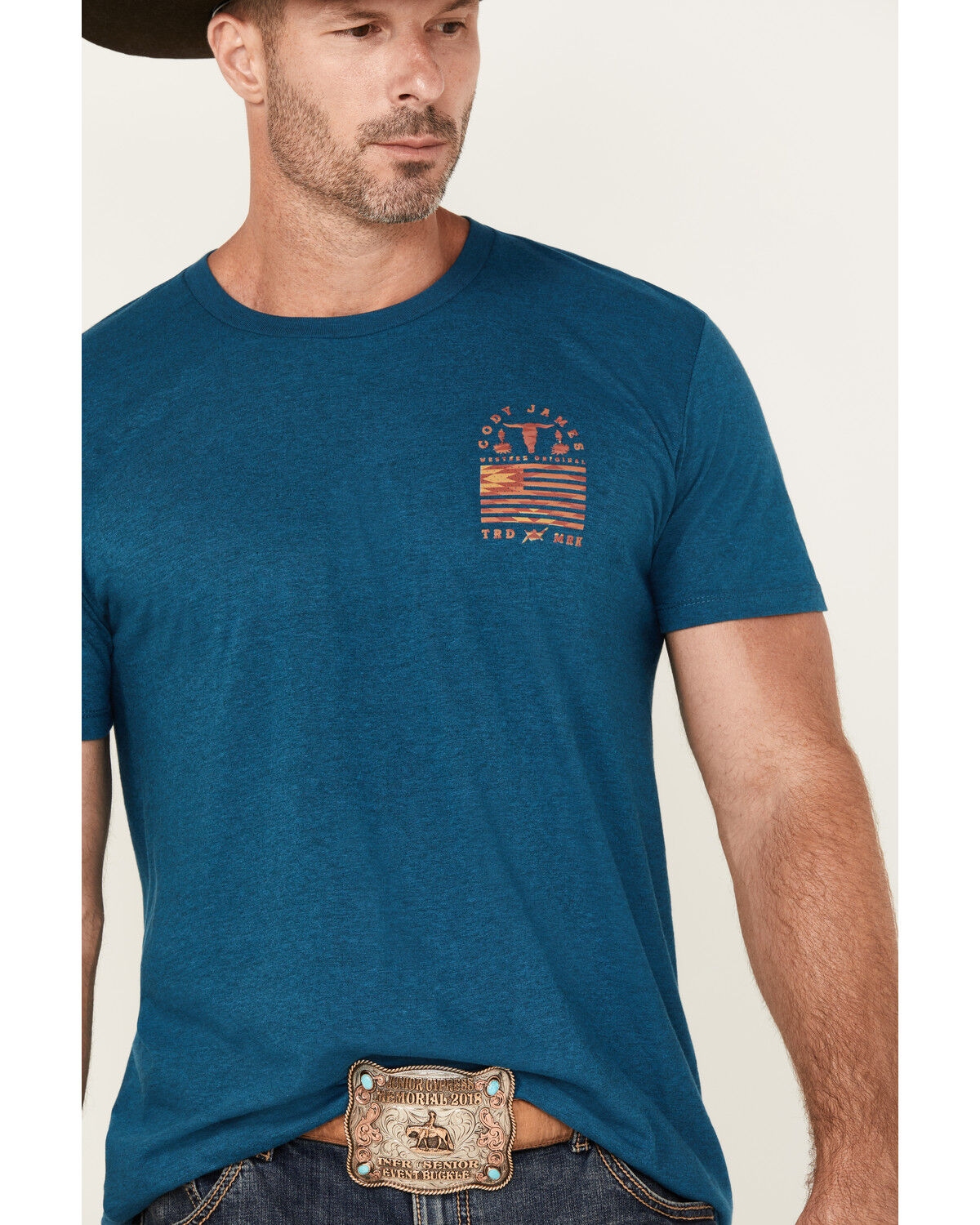 Cody James Men's Barbed Cowboy Short Sleeve Graphic T-Shirt