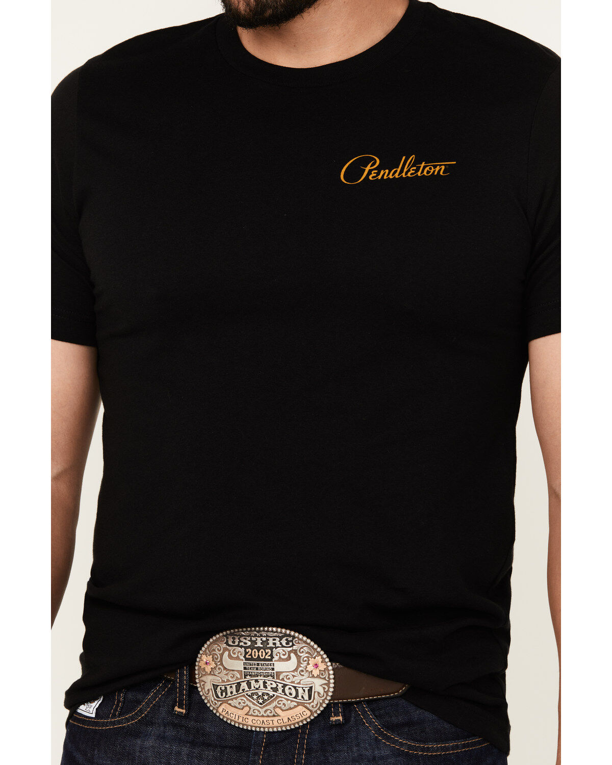 Pendleton Men's Boot Barn Exclusive Bison Harding Logo Short Sleeve Graphic T-Shirt